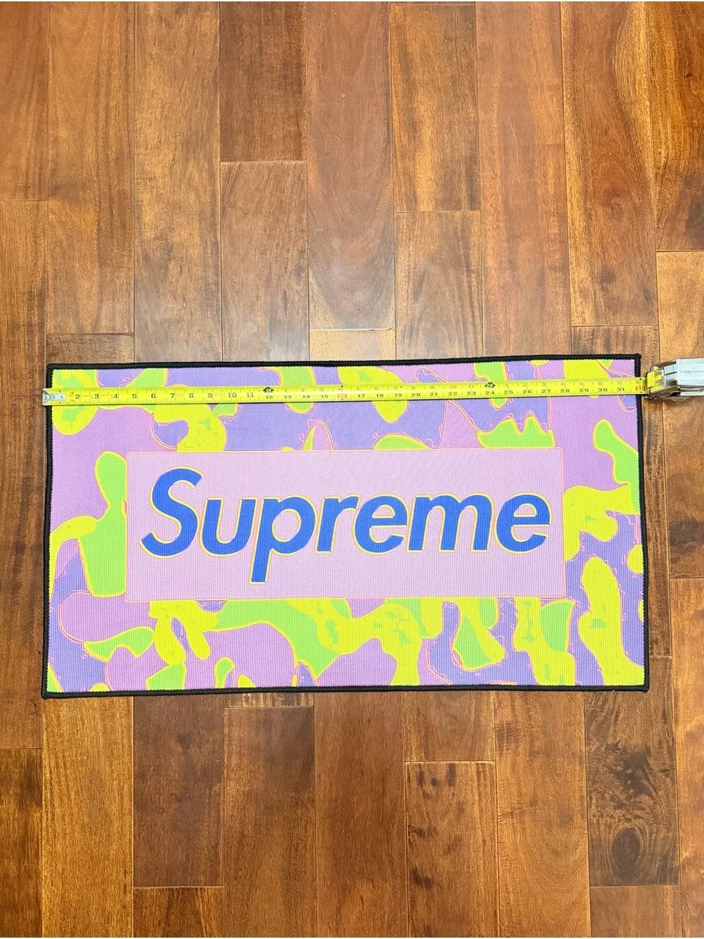 Supreme Lavender, Lime & Blue Logo Door Mat